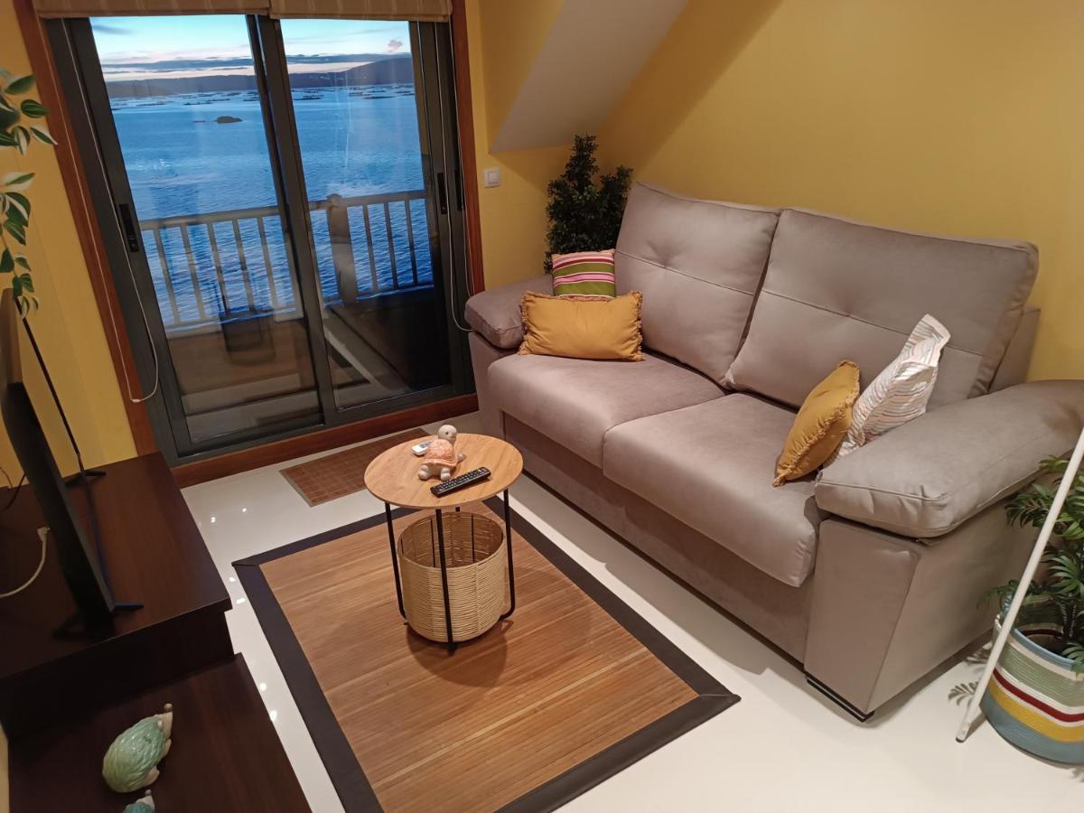 Mirador Mar De Castelao, 1ª Linea De Playa Urbana Apartman Villanueva De Arosa Kültér fotó