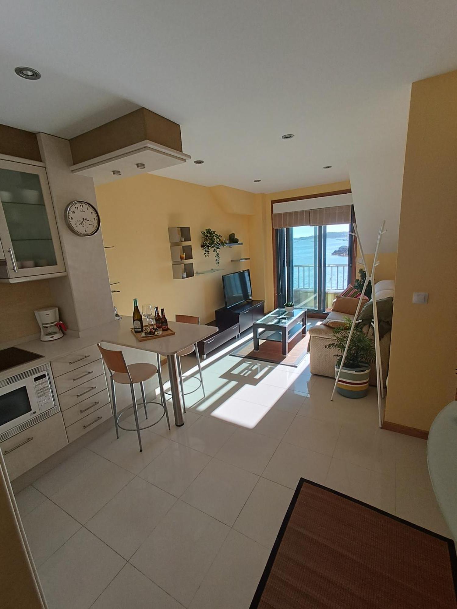 Mirador Mar De Castelao, 1ª Linea De Playa Urbana Apartman Villanueva De Arosa Kültér fotó
