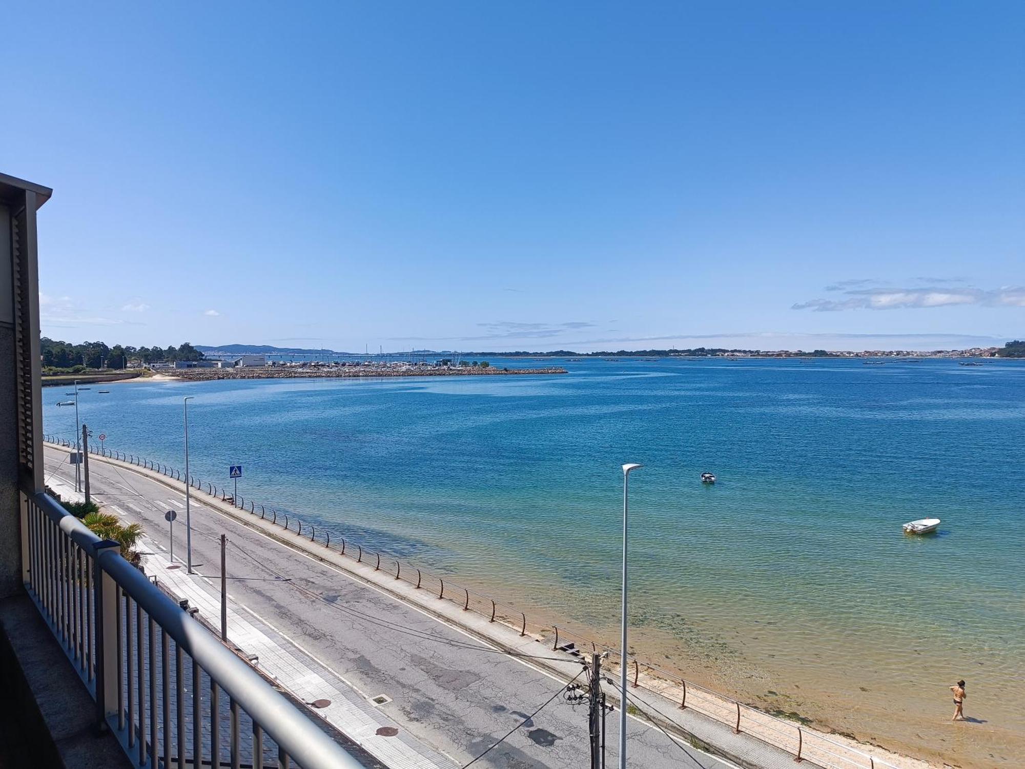 Mirador Mar De Castelao, 1ª Linea De Playa Urbana Apartman Villanueva De Arosa Kültér fotó